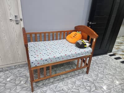 brand new baby cot with mattress