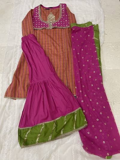 3 pc party wear