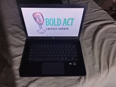 hp Chromebook 14inch 4/32  good condition for sale 5se6 ghante battery