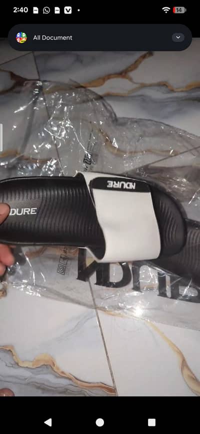 new Ndure slippers  unused 42 n0: for sell