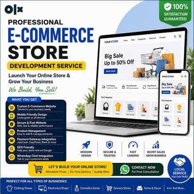 Online Store Website Developer for Businesses
