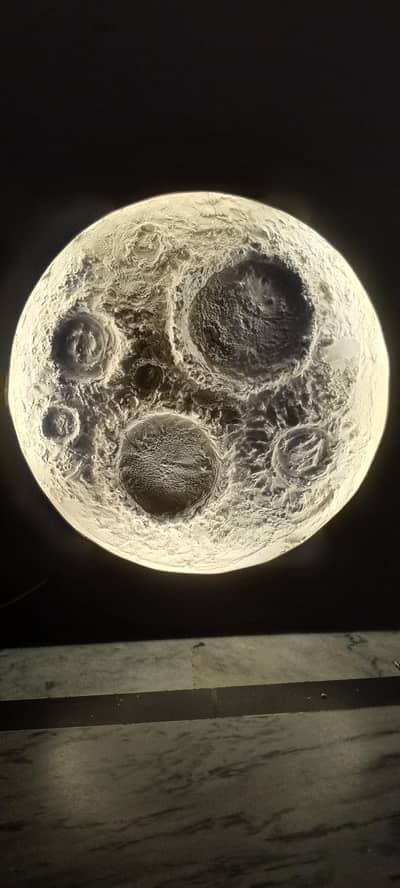 wall hanging 3D Moon Light.
