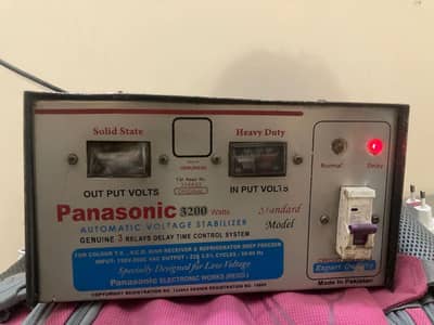 Panasonic 3200 watt cooper stabilizer all okay
