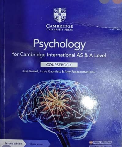 PSYCHOLOGY A LEVELS BOOK 2nd ADDITION