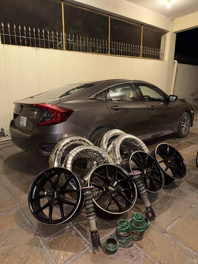 18 inch original BBS rims with tyres
