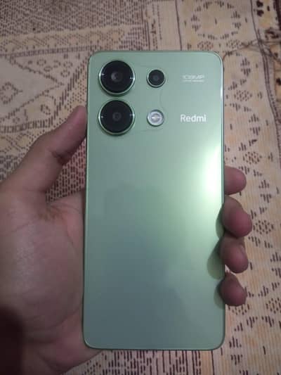 Redmi Not 13 8/256 box charger sath ha