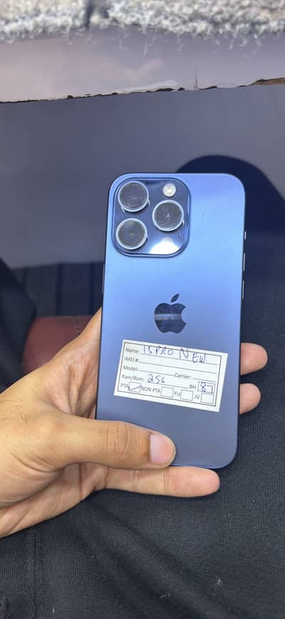 Iphone 15 pro Pta Approved 256gb