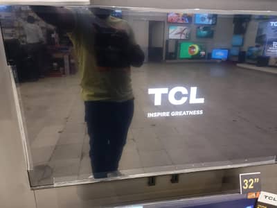 tcl 32 inch QLED tv smart Android google tv 3 year Warranty