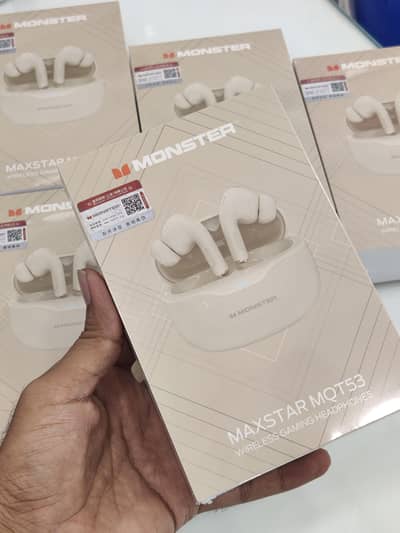 MONSTER MAXSTAR MQT53 wireless earbuds ANC/gaming/music 3 modes