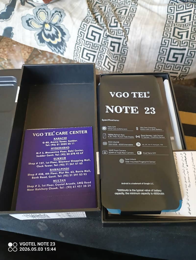 VEGOTEL NOTE 23 5