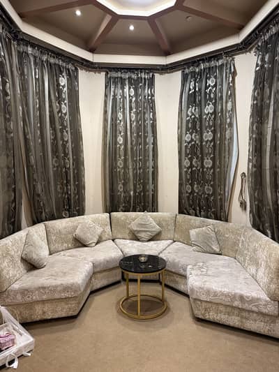 #luxury #sofa #5seater #trendy #velvet #fabric