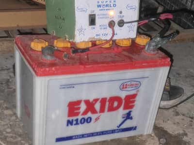 usde Exide battery n1000 11 plate 12w fan pr 1 ganta time