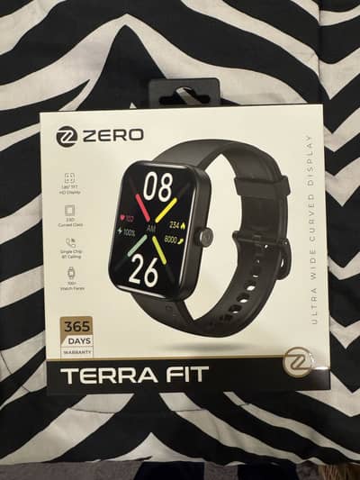 Zero Terra Fit Black Smart Watch Brand New Seal Pack Unused
