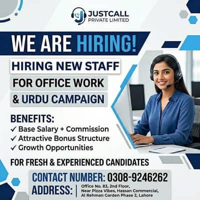 Urgent Hiring – For Urdu Campaign