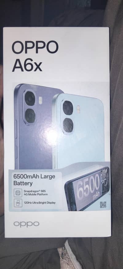 oppo a6x mobile in just like new condition one week used only