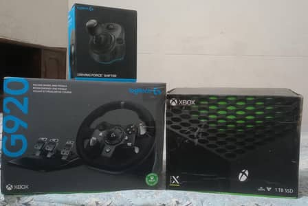Xbox series x with Logitech g920