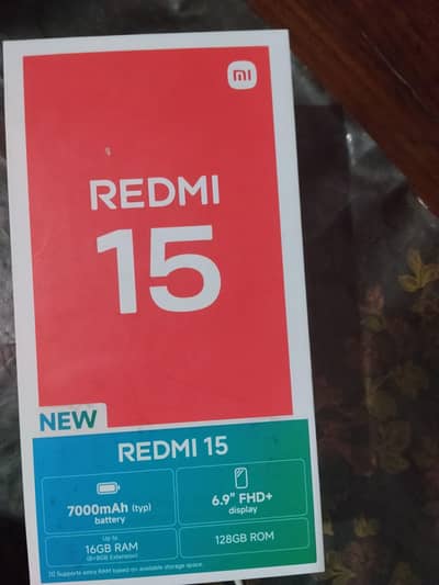 Xiaomi redmi 15 10manth warnti full box