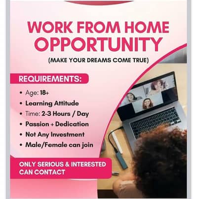 best opportunity for people who wanted to do work from home