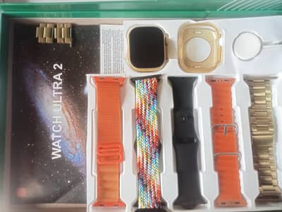 GOLDEN ULTRA WATCH 5STRAPS FREE