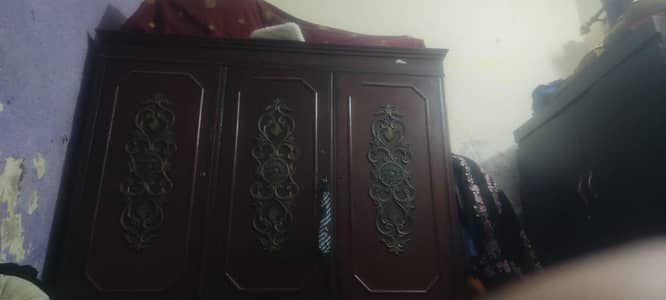 wooden wardrobes . good condition.