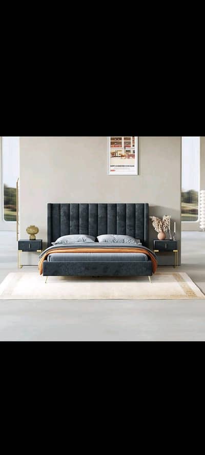 king size bed with 2 side table chock kumarawala WhatsApp 0312 0791309