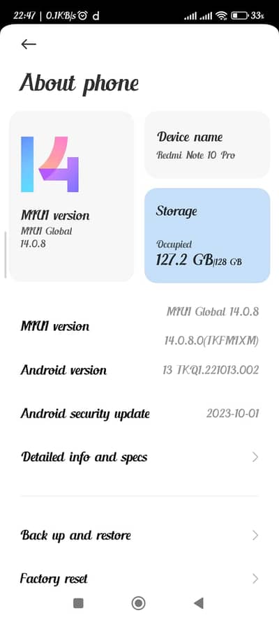 Xiaomi Redmi Note 10 Pro 6/128 contact 0320-3604004