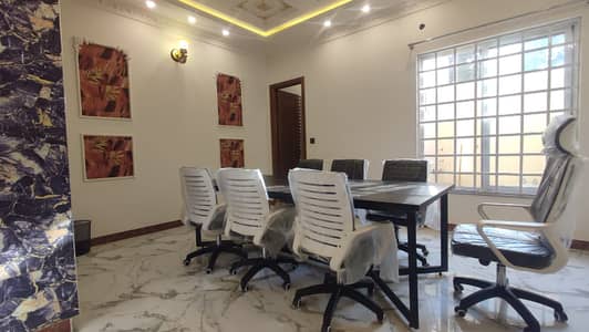 800 Sqft Furnished Office For Rent In Johar Town For (Call Center + Software House + Marketing Office &Amp; Other Setup As You Want)