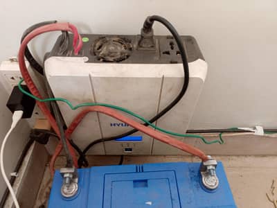 1000 watts UPS and Brand New 100 ah battery for sale