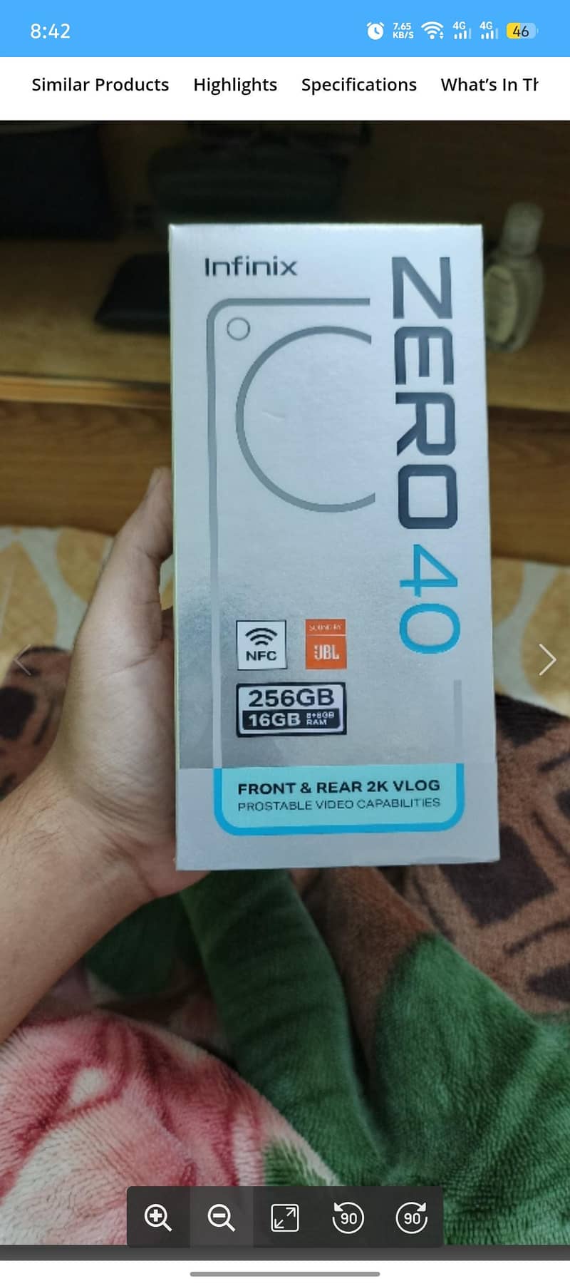 Infinx zero 40 2