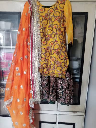 mehndi dress