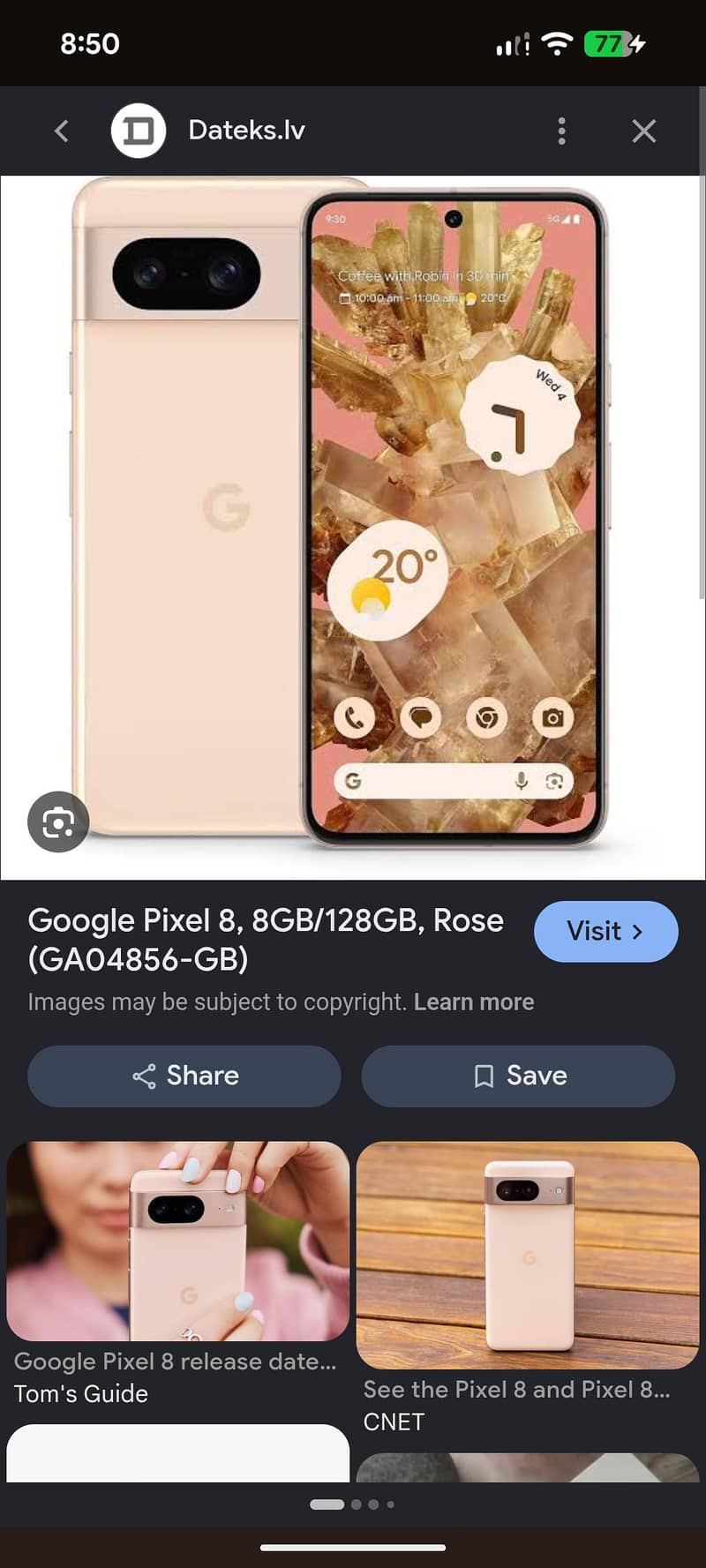Google Pixel 8 Lush Condition 0