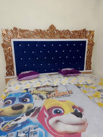 king size bed with side tables for sale
