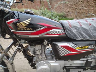 Honda cg 125 2024 model totally genuine