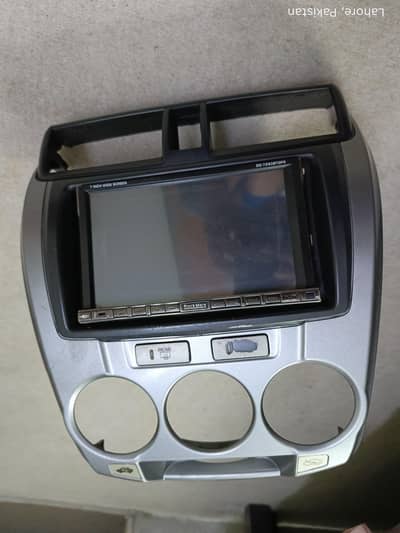 Honda city 2010 LCD 7 inch player with panel a/c and rear button