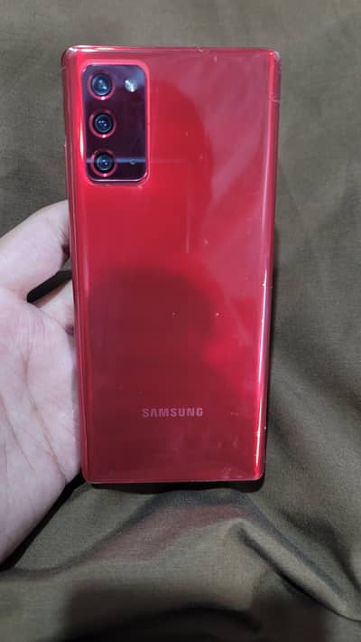 Samsung Note 20 panel and other parts working except Board