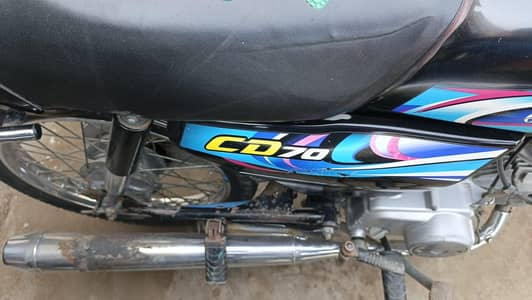 Honda CD 70 black colour