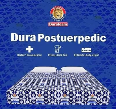 DuraFoam Medicated Ortho King Size Mattress 14 years warranty