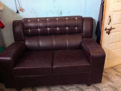 leather 3 seater sofa