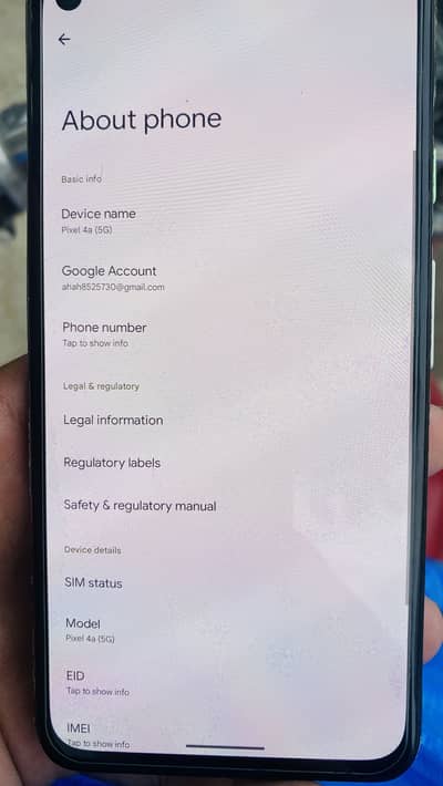 GOOGLE PIXEL 4a 5G
