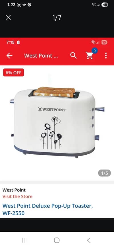westpoint Deluxe Pop-Up Toasters