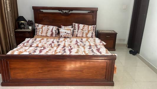 Wooden bed