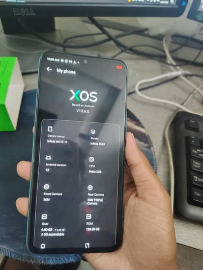 Infinix note 11 6/ 128 with box