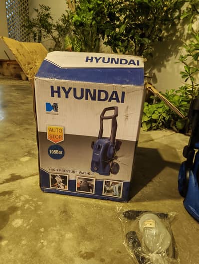 Hyundai HPW105E4A Pressure Washer + Premium Foam Cannon – 105 Bar
