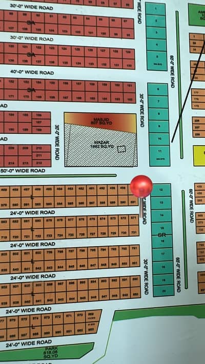 80 Gaz West Open Corner Residential Plot + Water + Electricity