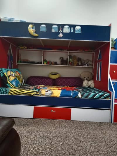 double decker bed for 3 kids