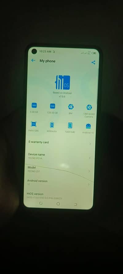 techno powa  6+128 exchange possible