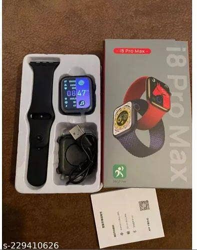 Black Smartwatch With Fast  Charger