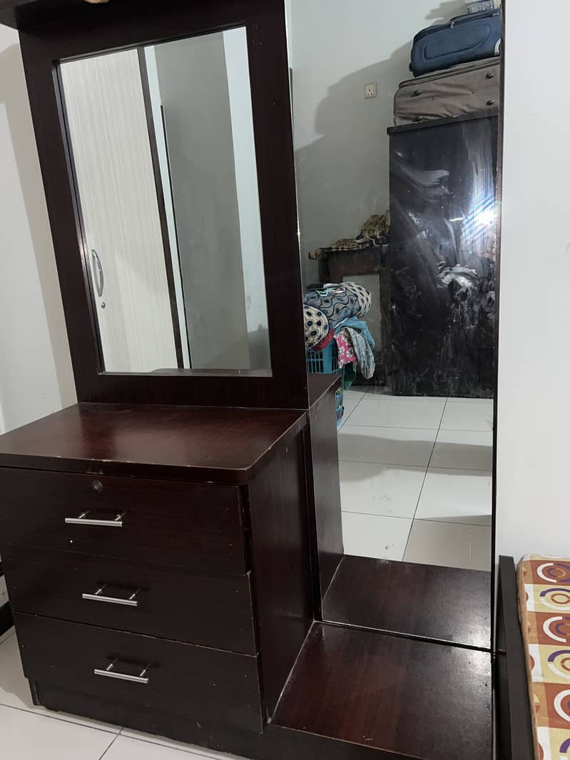 full bed set wardrobe dressing 2
