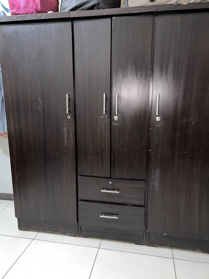 full bed set wardrobe dressing 4