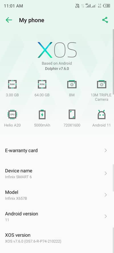 Infinix smart 6 exchange possible